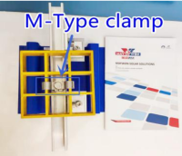 M clamp for Fiberglass Walkway คีมหนีบทางเดินไฟเบอร์กลาส 1 Pack 4 Sets