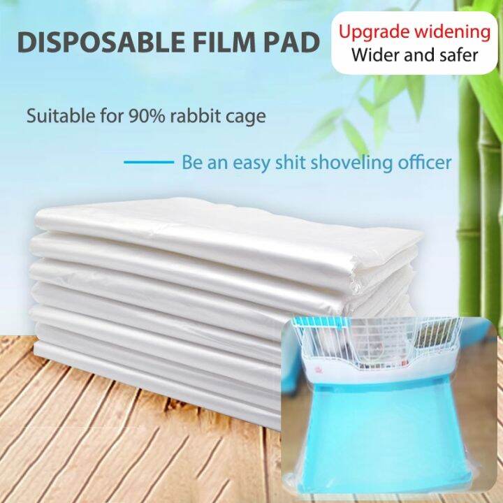【oboin pet】Rabbit Cage Tray Plastic Film Mat Disposable Membrane Pad