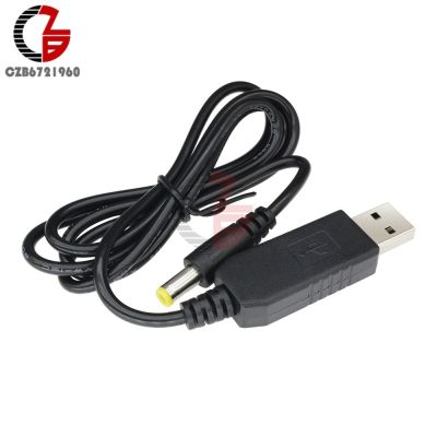 5.5x2.1mm DC to USB 2.0 Converter Cable 5V to 12V Step Up Power Charging Cable DC Plug Connector Jack for Mobile Power Bank  Wires Leads Adapters