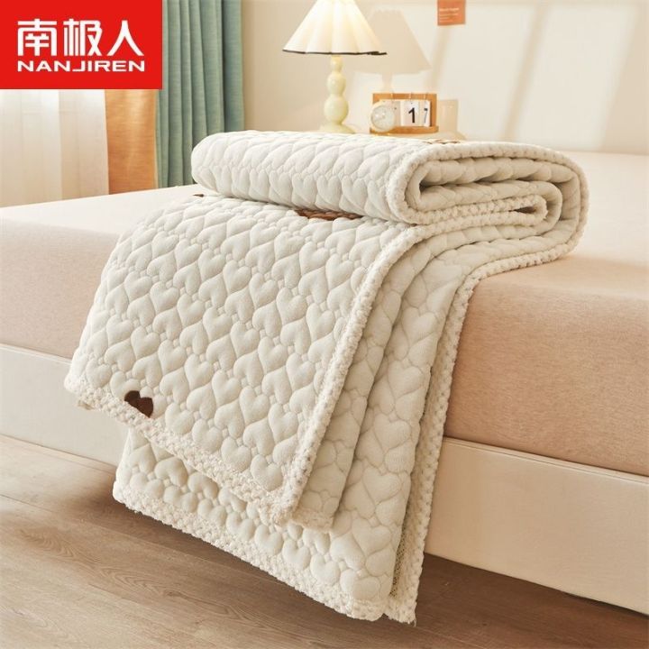 ready-milk-velvet-mattress-quilt-bottom-plus-velvet-bed-sheet-bed-cover-simmons-protection-mat-tatami-non-deformable