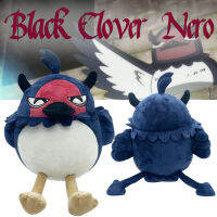 25ซม.สีดำCloverปลั๊กNero Plushของเล่นสีดำFour-Leaf Clover Crow Birdตุ๊กตาPlushตุ๊กตาเด็กพัดลมคอลเลกชันของขวัญ-WJJEE SHOP