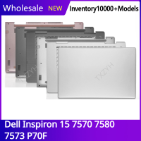 ใหม่เดิมสำหรับ Inspiron15 7570 7580 7573 P70F แล็ปท็อปจอแอลซีดีปกหลังด้านหน้าฝาบานพับ palmrest กรณีล่าง A b. เคส D