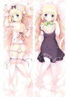 Dakimakura อะนิเมะปลอกหมอน Komari Yui พิมพ์สองด้านชีวิตขนาดร่างกายปลอกหมอน