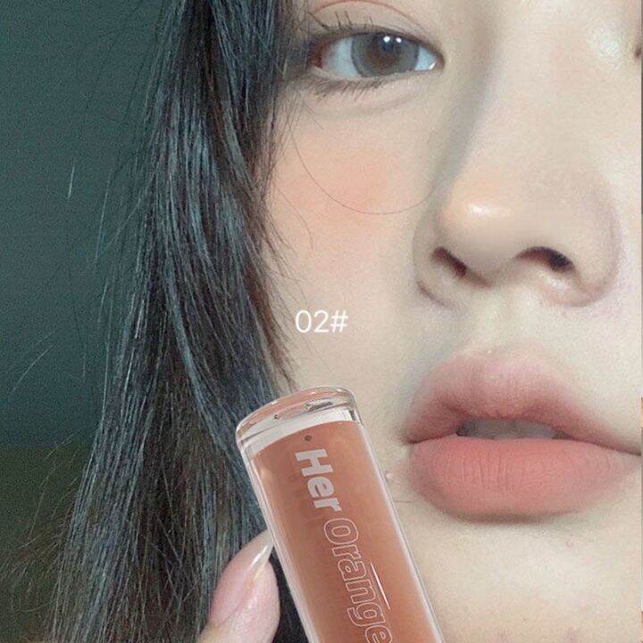 herorange-บลัชออน-โทนนู้ด-ทาตาแก้มปาก3in1-บรัชออนเกลี่ยง่ายกันน้ำติดทน