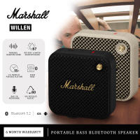 【รับประกัน6เดือน】Authentic Marshall Willen Speaker Bluetooth Bass Wireless Music Box ลำโพงพกพา ลำโพงบลูทูธ IP67 Waterproof with Microphone Hands-free Calls Marshall ลำโพงไร้สายและบลูทูธ 15 Hour Battery Life Marshall Speaker