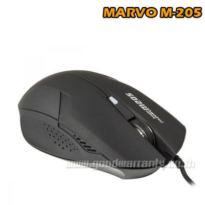(ของแท้) จำนวน 1 อัน Marvo เมาส์ Mouse Gaming รุ่น M205 (Black)