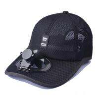 【cw】Air Cool Fan Hat Cap With Solar Sun Power Cool Fan For Cycling Energy Save USB Batteries Required Fishing Summer Sport Outdoor