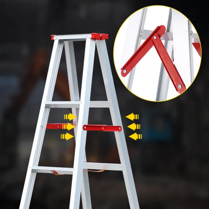 2-piece-heavy-duty-folding-stepladders-fixed-metal-bracket-aluminum-type-a-ladder-hinge-locator-connector-accessories