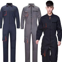 ทำงานหลวมเครื่องแบบผู้ชายทำงาน Coveralls เชื่อมสูทช่างซ่อมรถการประชุมเชิงปฏิบัติการ J Umpsuit ช่างขนาดใหญ่ครัวเรือน Workwear