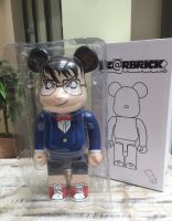 Bearbrick 400% หมีรุนแรง Conan Blue Ornament ของขวัญ Handmade Trendy Enamel Doll