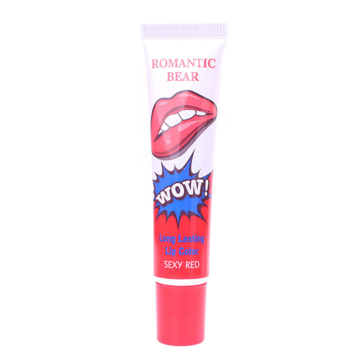 6 Colors Amazing Moisturizer Lip Gloss Waterproof Peel Off Liquid Makeup Lip Stick Long Lasting Liquid Tear Pull Lip gloss TLSM1