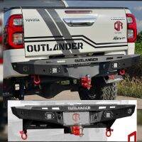 กันชนท้ายแรลลี่ - Rally Rear bumper กันชนท้ายแบบไม่โอบพร้อม/ ไฟถอยและ/ ไฟส่องป้ายทะเบียนLED  ใส่หัวบอล2ชั้นได้ทั้งสีแดง และ ชุดหัวบอลลาก แข็งแรง