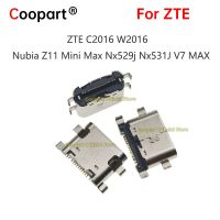 ขั้วต่อ USB Type C 10pcs Mini Jack ซ็อกเก็ตพอร์ตชาร์จปลั๊กสําหรับ ZTE C2016 W2016 Nubia Z11 Mini Max Nx529j Nx531J V7 MAX