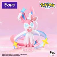 4Pcs Playfulness Anime Pokémon Mini Fairy Eevee Cute Pvc Trendy Figure Pikachu Gengar Ornaments Gift Collectible 8Cm Toy Models