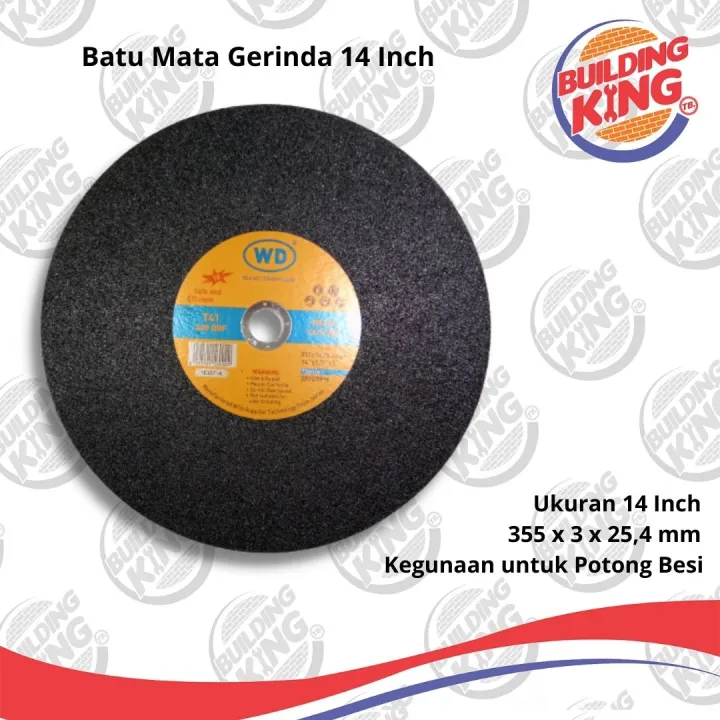 Cutting Wd 14 Inch Mata Gerinda Potong Wd 14 Wd Potong Diameter Besar Lazada Indonesia 5740