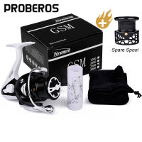 PROBEROS 2500 3000เครื่องม้วนสายแบบปั่นคู่สูงสุด7กก. ลากสูงสุด + 1BB 5.5:1อัตราทดเกียร์การตกปลาน้ำจืดน้ำเค็ม GSM2500