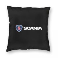 [FAZOZO Home Textile Store] ปลอกหมอน Scania ผ้าลินินโพลีเอสเตอร์กำมะหยี่พิมพ์ลายซิปปลอกหมอนอิงตกแต่งปลอกหมอนเตียงนอนขายส่ง