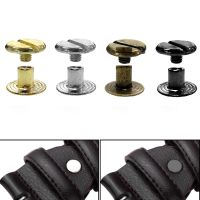 【YD】 10Pcs Leather Chicago Screws Round Studs Rivets Luggage Shoes Decorations