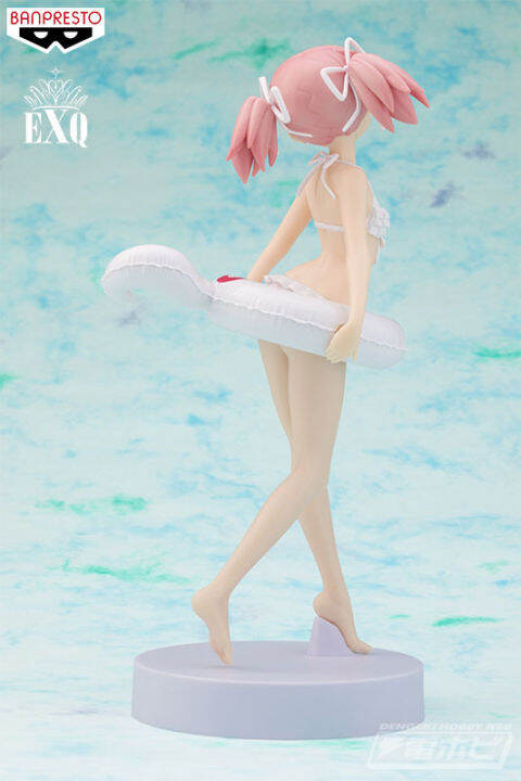 figure-ฟิกเกอร์-งานแท้-100-banpresto-puella-magi-madoka-magica-สาวน้อยเวทมนตร์-มาโดกะ-the-movie-rebellion-exq-madoka-kaname-คานาเมะ-มาโดกะ-ชุดว่ายน้ำ-ver-original-from-japan-anime-อนิเมะ-การ์ตูน-มังงะ