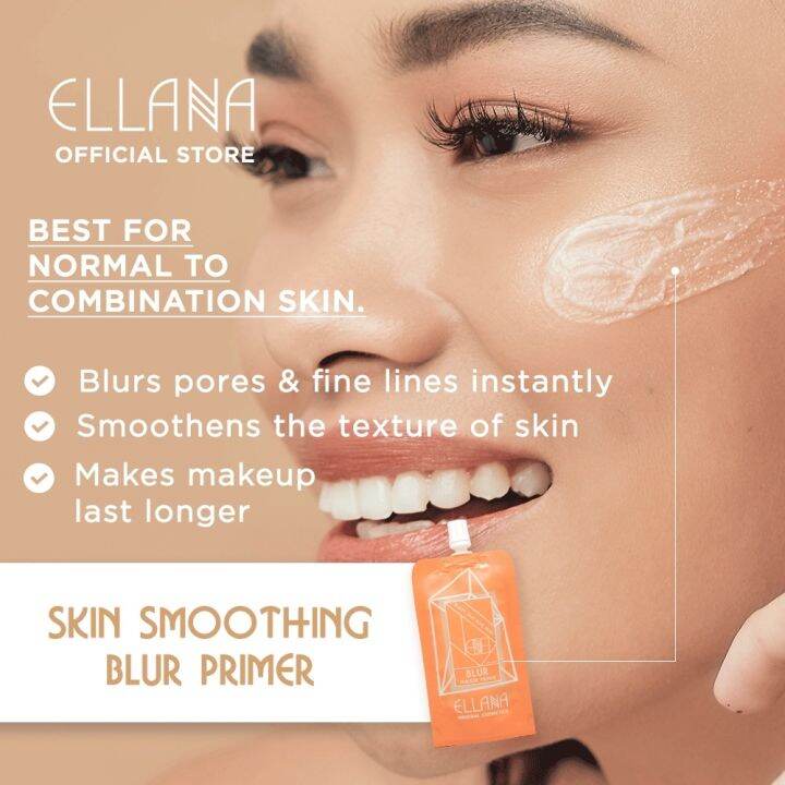 Ellana Skin Smoothing Blur Makeup Primer With Allantoin Talc-free For 