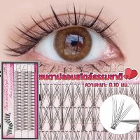 Pattaya ขนตาปลอมแบบธรรมชาติ /8/10/11/12/14 มม. ต่อขนตาแต่ละช่อ  False Eyelashes