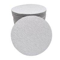 【CW】 10 Pcs Car Polishing Putty 5 Inch Sandpaper 125mm Round Flocking Self-adhesive Grinding Machine Sheet