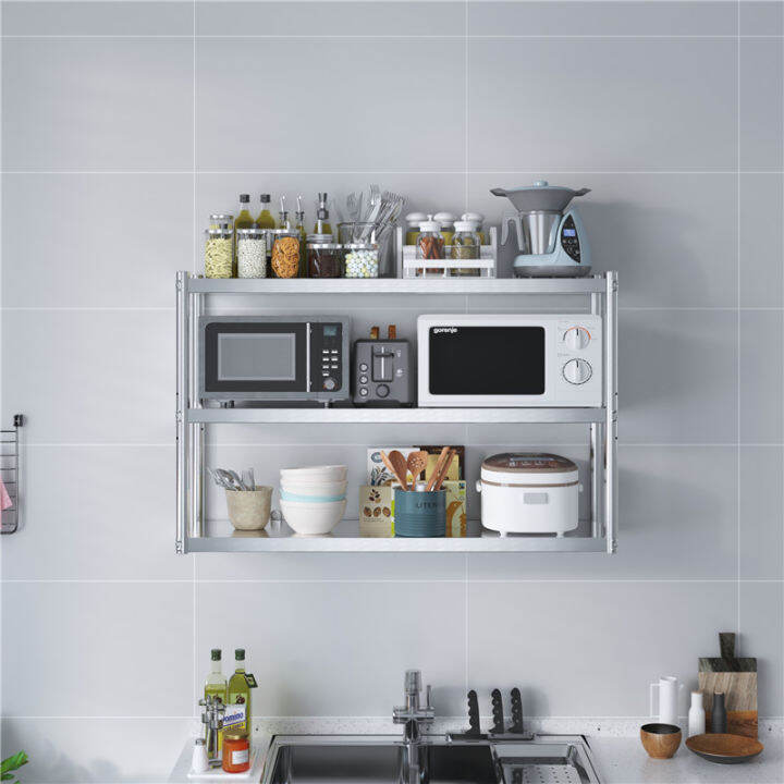 304 stainless steel kitchen wall rack wall dish rack restaurant wall
