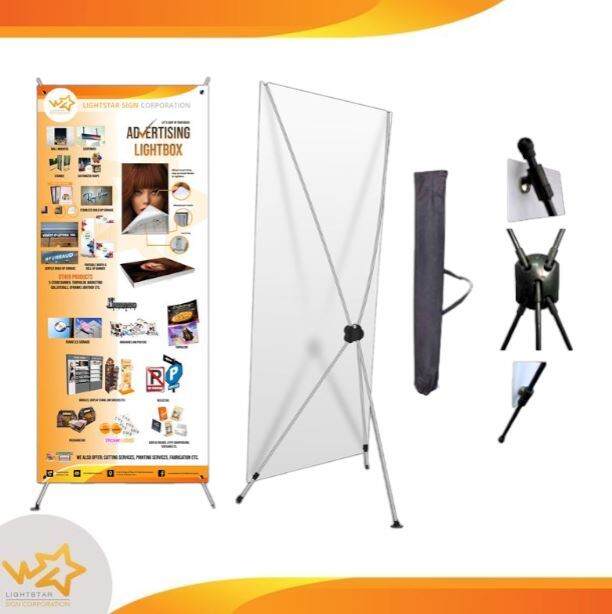 X Banner Stand 2 feet x 5 feet Tarpaulin Tarp Stand. Lazada PH