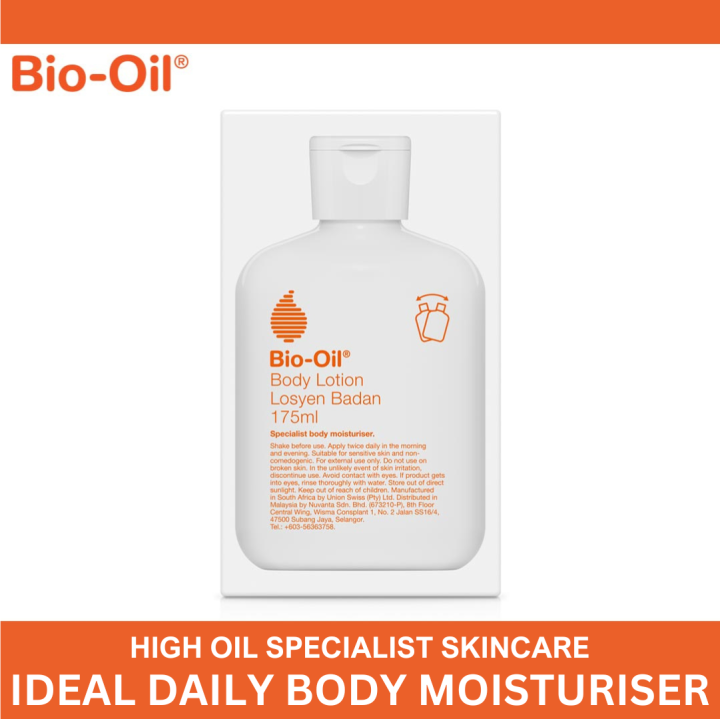 BioOil Body Lotion 175ml for dull, dry and itchy skin Lazada