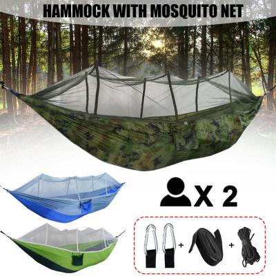 Durable Nylon Hammock With Mosquito Net Outdoor Hammock Proof Equipment Insect Camping Z0A0