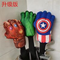 ❈☋◐ ชุดไม้กอล์ฟ Avengers Superhero ชุดที่ 1 หมวกไม้ฝาครอบหัวไม้แบบขยายอุปกรณ์กอล์ฟ