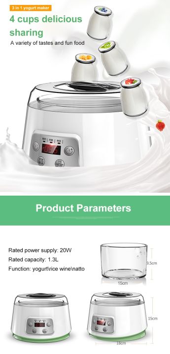 เครื่องใช้ในบ้าน-mini-electric-yogurt-maker-อัตโนมัติ-leben-enzyme-fermenter-โยเกิร์ตเซรามิคคอนเทนเนอร์ถ้วย-natto-ข้าวไวน์-fermen