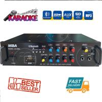 AUTOSOUND แอมป์ขยาย เครื่องขยายเสียง AC/DC Digital Karaoke Audio Amplifier รองรับบลูทูธ USB AUX VCD CD FM BLUETOOH รุ่นMBA AV-268A