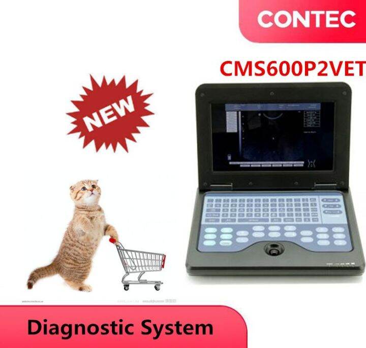 CONTEC CMS600P2VET VET Animal Veterinary Ultrasound Scanner Laptop ...