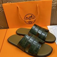 Mens shoes 2022 summer ˉsandals all-match breathable casual H~top layer cowhide slippers men