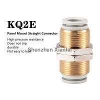 SMC type PM partition straight through plate KQ2E 04/06/08/10/12/16 pneumatic quick insertion quick connector 10 pieces