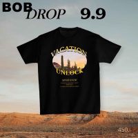 BOB QCLOTH เสื้อ Oversize พร้อมส่ง!! ลาย Vacation SML2XL3XL