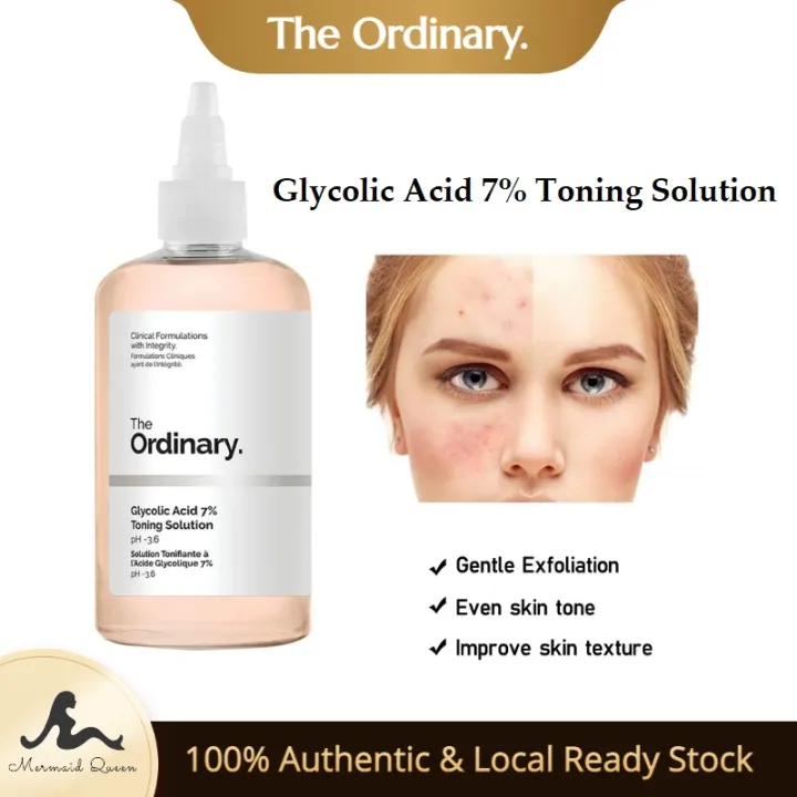 Ordinary Glycolic Acid 7% Toning Solution Gentle Exfoliation Deep ...