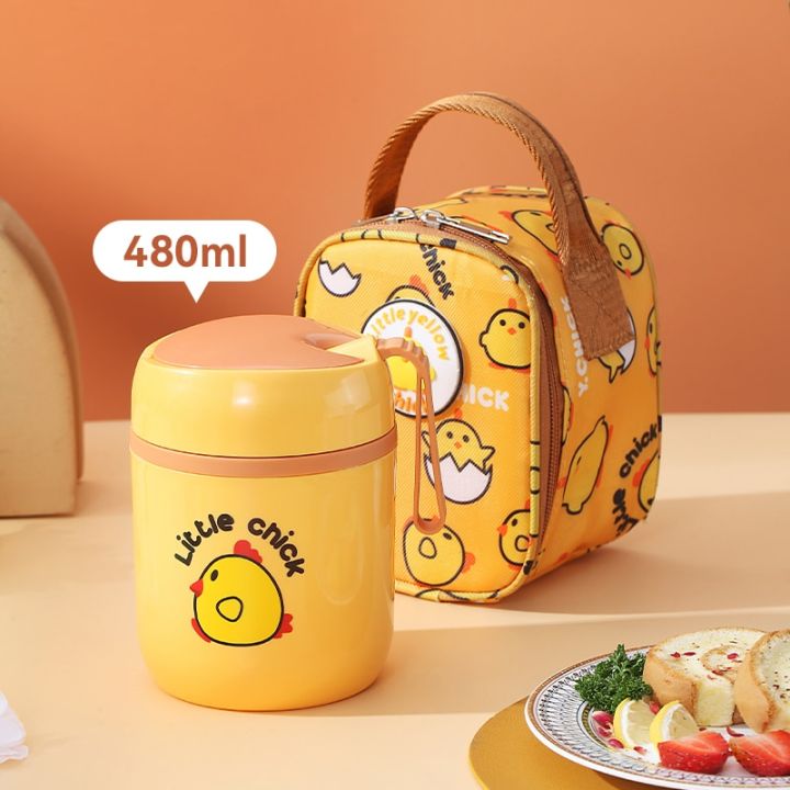 VandHome Thermal Lunch Box 18/8 Stainless Steel Bento Box Portable  Leak-Proof Food Container For Kids School Picnic Food Box