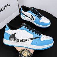 Mens Shoes College Blue Barb Trendy Board Shoes No. 1 Friction Voice Student Summer Breathable Couple Shoes