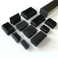 2/5/10pcs Rectangle Plastic Black Blanking End Cap Caps Tube Pipe Inserts Plug Bung Steel Leg Stopfen 10x20mm 30x100mm