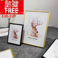 Classic Photo Frame Aluminum Pictures Frames For Wall Hanging With Plastic Glass Metal Certificate Frame For Pictures