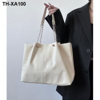 Chain tote bag new summer 2023 Japanese Korean single shoulder bags ins niche and female package commuter