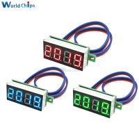 【HOT】 4 Bit 0.36 quot; 0.36 inch Mini Digital Voltmeter LED Panel 0-100V DC Voltage Meter Panel Electric Voltage Tester Gauge Three 3 Wires