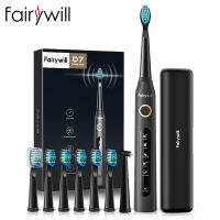 Fairywill ชุด FW507 D7อะคูสติกแปรงสีฟันไฟฟ้าผู้ใหญ่คิดค่าบริการ Uso70d คู่