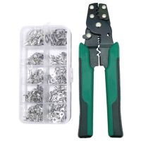 Crimp Terminal Electrical Connector U/O Shaped Splicing Termination 10 in 1 Cable Termination Pliers Cold Pressed Bare Terminals Electrical Circuitry