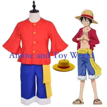 Monkey D. Luffy Cosplay Costume One Piece Wano Country Anime Outfits Man  Halloween Party Role Play Clothes For Male Adult New