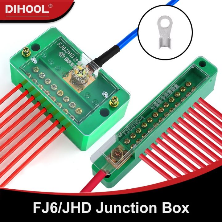 fj6-jhd-junction-box-unipolar-splitter-1-in-multiple-out-metering-wire-connector-single-phase-terminal-block-distribution-box