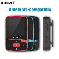 Ruizu เครื่องเล่น Mp3บลูทูธใน X50,เครื่องเล่นเพลงกับแบบหนีบด้านหลังบลูทูธ4.0 MP4เพลงไม่สูญเสียข้อมูลเครื่องเล่น Hifi วิดีโอเครื่องเล่นเสียงวอล์คแมนพร้อม E-Book เครื่องนับก้าวออกกำลังกายเสียง HD บันทึกภาพผ่านวิทยุเอฟเอ็มตัวจับเวลาสนับสนุน SD การ์ดสูงถึง64G