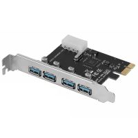 OXG Hub Adapter 4พอร์ต USB 3.0 PCI-e Express การ์ดเอ็กซ์แพนชัน PCI Express Extender